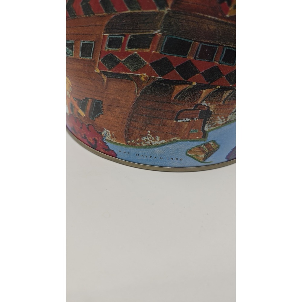Vintage Under The Sea Popcorn Tin Trail's End Nautical Ocean Beach Decor Can - Picture 4 of 11